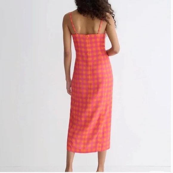 J. Crew Collection Invite Dress in Gingham Size 8 - Picture 2 of 16